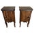 Italian Art Deco Nightstands in Burl Walnut with Black Marble Top, 1940s, Set of 2 For Sale - Image 10 of 10