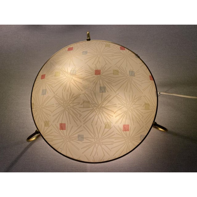 Mid-Century Ceiling Lamp with Graphic Pattern from Erco, 1950s For Sale - Image 15 of 18