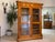 Restored Biedermeier display cabinet bookcase collector's display case, cherry wood height x width x depth 196 x 160 x 56...
