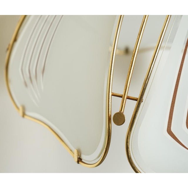 Art Deco Italian Chandelier Lamp For Sale - Image 6 of 14