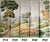 1: Commodity: European Retro Manor Hand-Painted Pastoral Landscape Wallpaper 2: Handicrafts: 100% handmade and hand-...