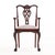 An exceptional and rare set of 12 English Chippendale style armchairs, finely crafted in richly figured mahogany. Each...