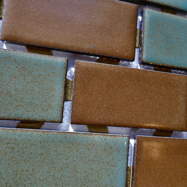 Vintage 1960s Japanese Wall Tiles, 18 Sq Ft Lot 20 Piece Set, 630 Sq