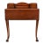 Antique Mahogany Writing Desk With Gallery Top For Sale