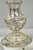 Mid 20th Century International Victorian Silver Plate Floral Repousse Candlestick Table Lamp Pair For Sale - Image 10 of 18