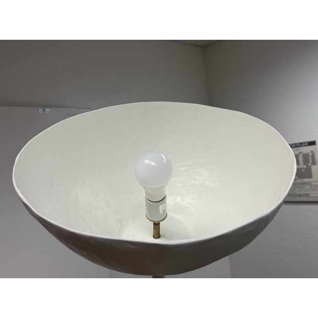 White Mr. Brown for Julian Chichester Bilbao Uplighter Floor Lamp For Sale - Image 8 of 12