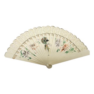 Art Nouveau Celluloid Fan, 1900s For Sale