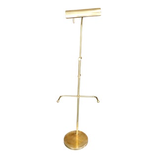 Vintage Mid Century Fredrick Copper Solid Brass Adjustable Easel Lamp For Sale