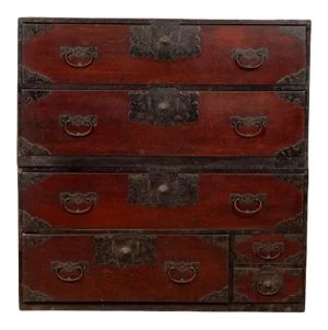 Japanese Meiji Period Clothing Cabinet