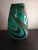 Contemporary 1980s Green Swirl Art Glass Decorative Vase For Sale - Image 3 of 7