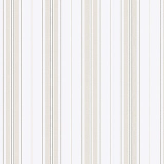 SAMPLE - Boråstapeter Hamnskär Stripe Wallpaper In Naturals For Sale