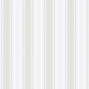 SAMPLE - Boråstapeter Hamnskär Stripe Wallpaper In Naturals