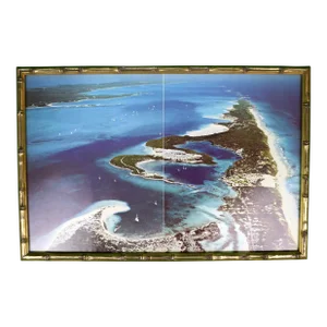 Slim Aarons Stocking Island Bahamas C1974 Framed Color Double Plate