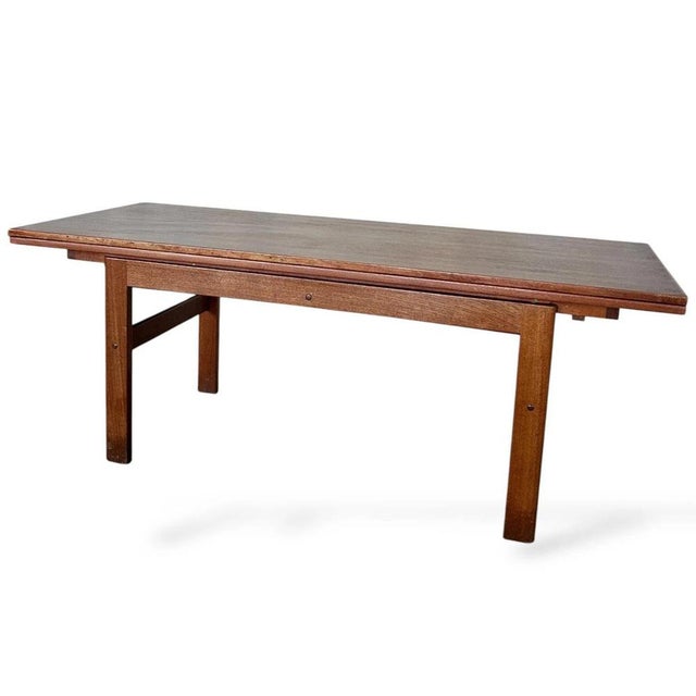 Mid-Century Modern Metamorphic Coffee Table in Teak For Sale - Image 6 of 10