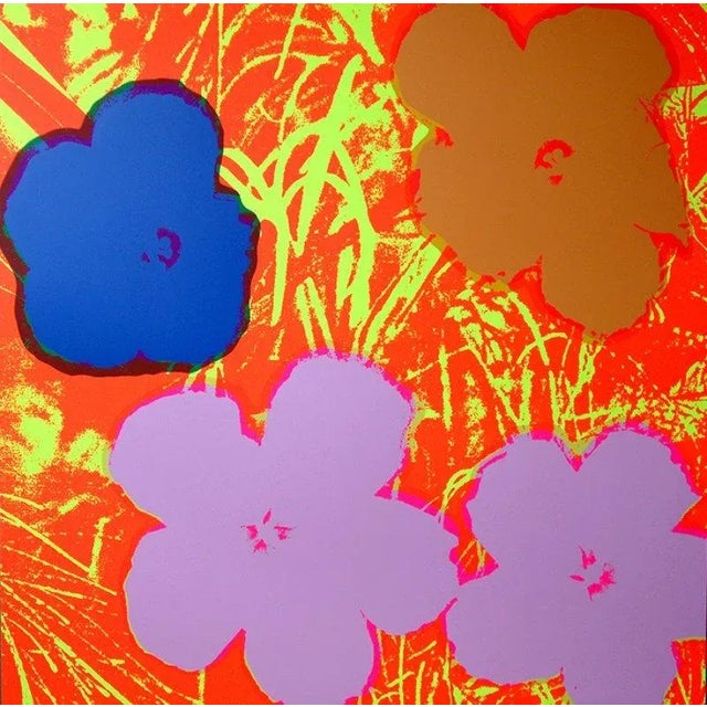 Early 21st Century Andy Warhol, Flowers Portfolio, Screenprints, Set of 10 For Sale - Image 5 of 10