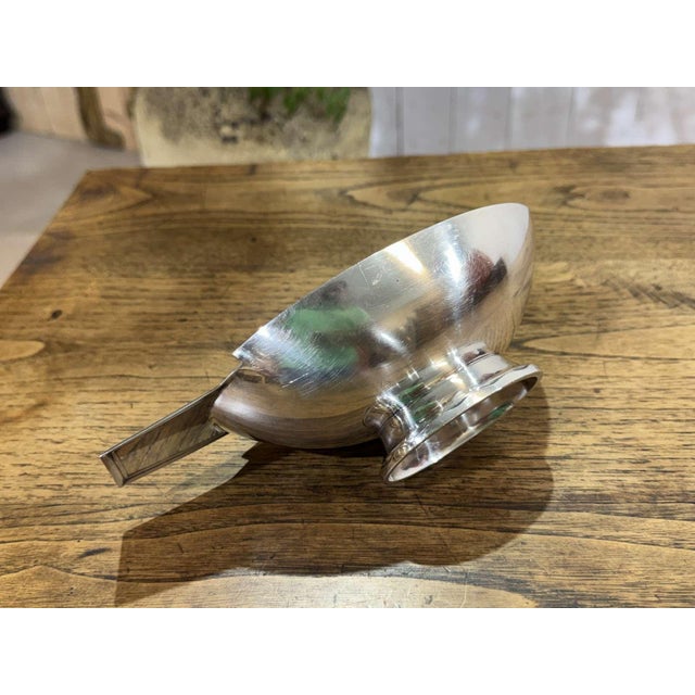 Gallia Collection Swan-Patterned Sauce Boat by Christian Fjerdingstad for Christofle For Sale - Image 3 of 8
