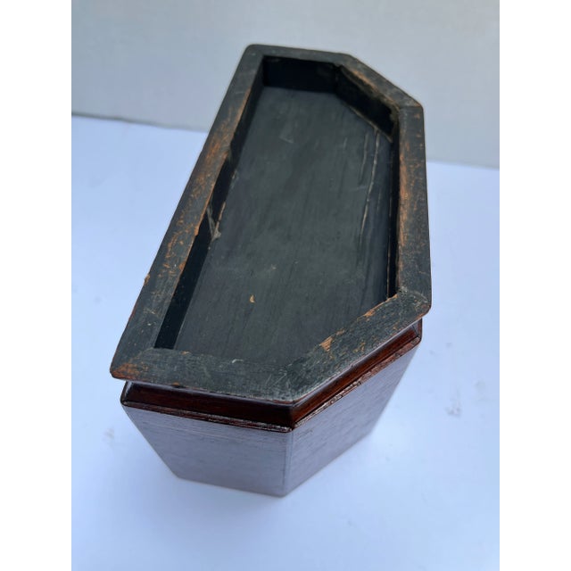 Wood Antique Mahogany Planter For Sale - Image 7 of 7