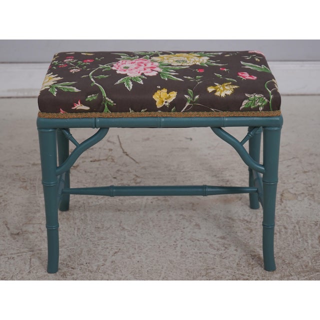 Beacon Hill Bamboo Form Chair & Ottoman For Sale - Image 14 of 18