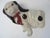 Super adorable pair. Staffordshire style English Spaniels "Comfort Dogs" , large figure of eathenware , spaniel supposedly...