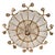 Vintage French Style Bronze & Crystal Basket Chandelier For Sale - Image 4 of 18