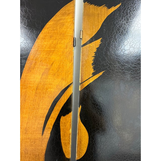 Late 20th Century Shiryu Morita "Dragon Knows Dragon" Four Panel Screen For Sale - Image 5 of 12