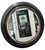 Rose Tarlow Melrose House Regency Black & Gold Round Portal Mirror. 1 of 2 available.