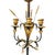 1960s Monumental Vintage Mid Century Italian Gilt Metal Wall Sconces - 38.5" - A Pair For Sale - Image 5 of 9
