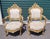 Mid 20th Century A Pair of Oversized Gilt Wood Rococo French Armchairs For Sale - Image 12 of 13