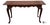 Wood Vintage Chippendale Style Mahogany Finish Console Table For Sale - Image 7 of 9