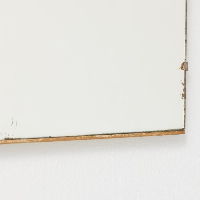 Glass Vintage French Mirror, 1940 For Sale - Image 7 of 14