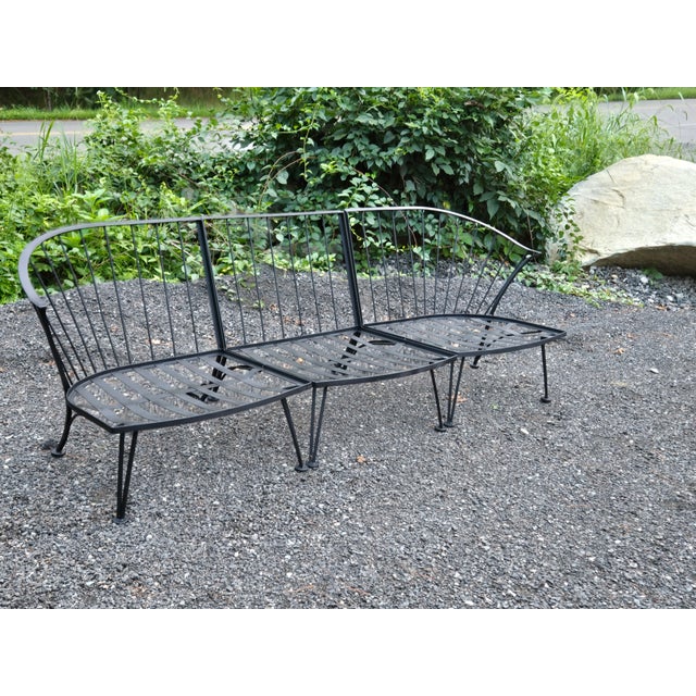 Black 1950s Woodard Pinecrest Sofa, Attributed For Sale - Image 8 of 10