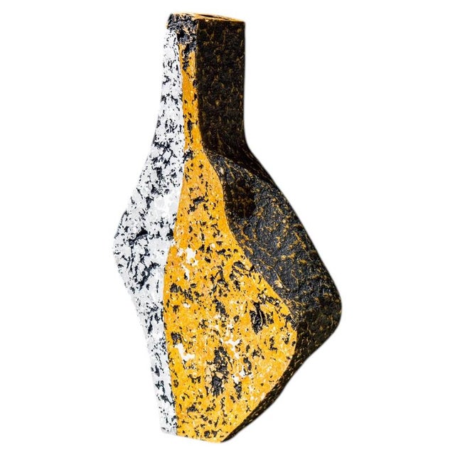 Fragment Ochre I Sculptural Vase by Donatas Zukauskas For Sale - Image 11 of 11