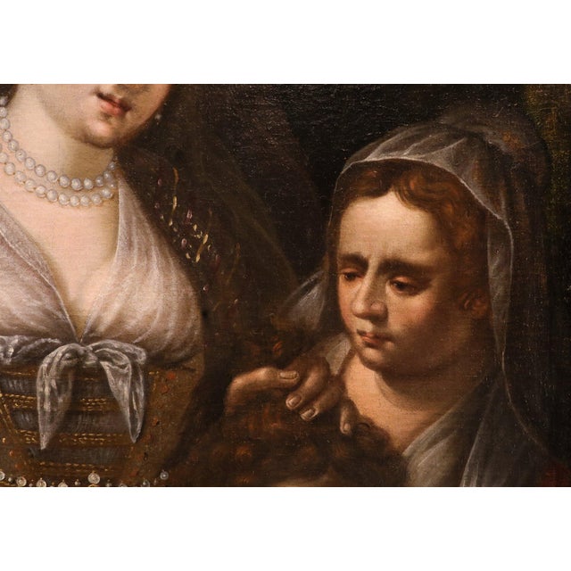 Circle of Galizia Fede, Judith Victorious, 1630, Oil on Canvas For Sale - Image 6 of 15