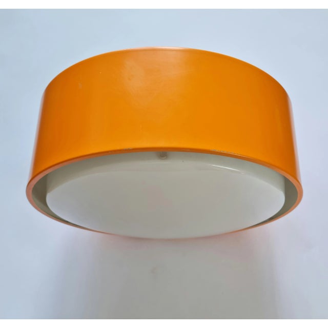 1960s Mid-Century Flush Mount by Clemmensen & Jørgen Bo for Fog & Mørup, Denmark, 1960s For Sale - Image 5 of 11