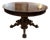 Antique American Quarter-Sawn Oak Pedestal Dining Table With Lion Claw Feet For Sale