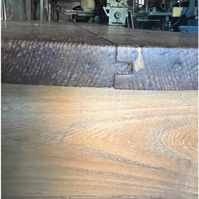 Wood Long 19th Century French Sewing / Dining Table For Sale - Image 7 of 12