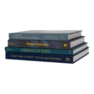 Decorative Books - Gulf Coast Coffee Table Stack - 4 Blue Books