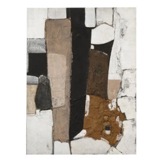 John Bainbridge Copnall, Mountainside, Mixed Media on Wood, 1965 For Sale