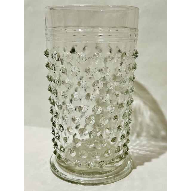 Vintage Fenton Glass Hobnail Glass Tumblers Set of 7 Chairish
