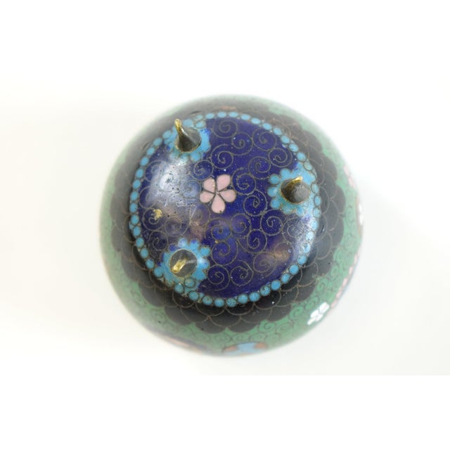 Chinese Early 20th Century Chinese Cloisonne Vase For Sale - Image 3 of 7
