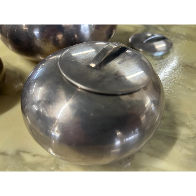 1970s Gallia Tea Set from Christofle, 1970s, Set of 3 For Sale - Image 5 of 11