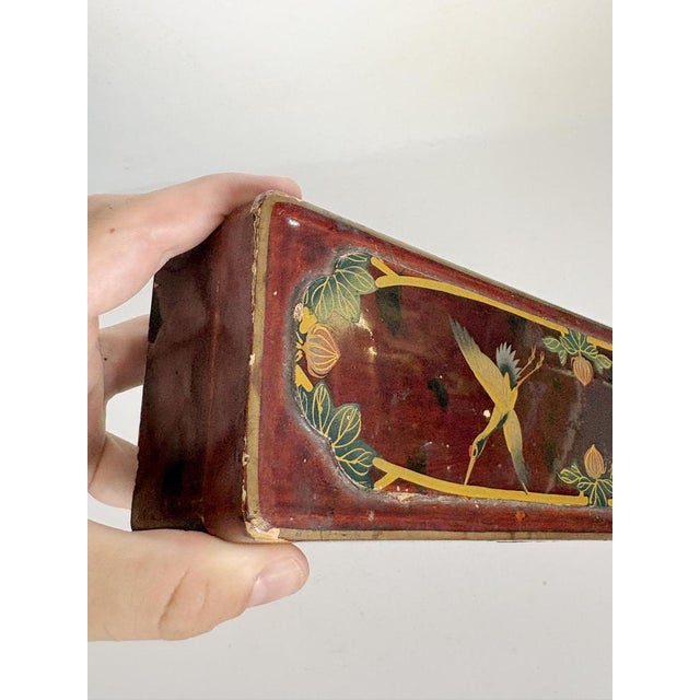 19th Century Japanese Lacquered Box with Bird Decoration, Japan For Sale - Image 13 of 18