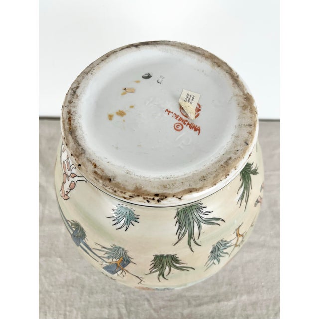 Vintage Equestrian Fox Hunting Scene Vase For Sale - Image 10 of 10