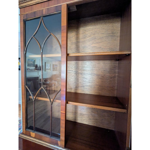 Traditional Late 20th Century Southampton George III Style Bookcase For Sale - Image 3 of 11