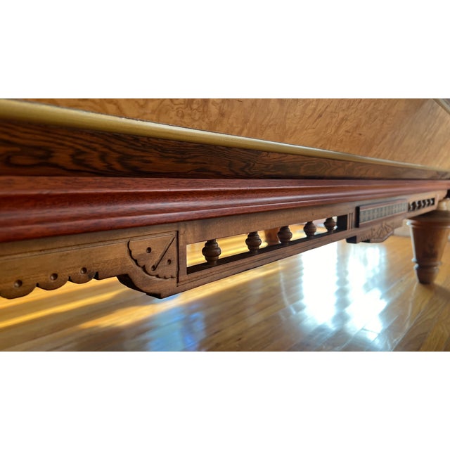 Aramith Style Pool Table Brunswick Circa 1885. Fully Restored by Blatt Billiards, Nyc. For Sale - Image 10 of 10