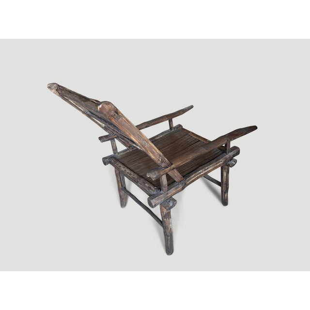 Antique Bamboo Chair For Sale - Image 4 of 6