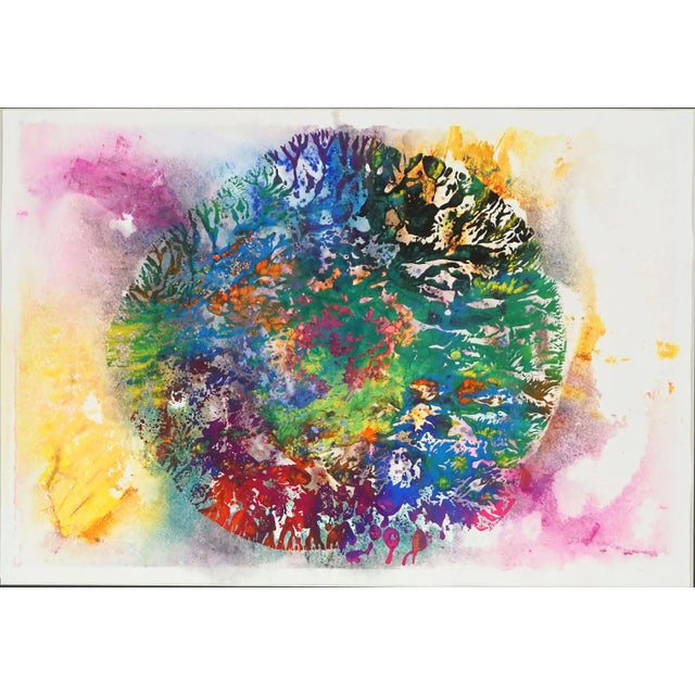 American Coral Reef Original Abstracted Composition by Charles David Francis For Sale - Image 3 of 5