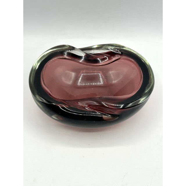 MCM Murano Sommerso Glass Geode Catchall For Sale In Los Angeles - Image 6 of 14