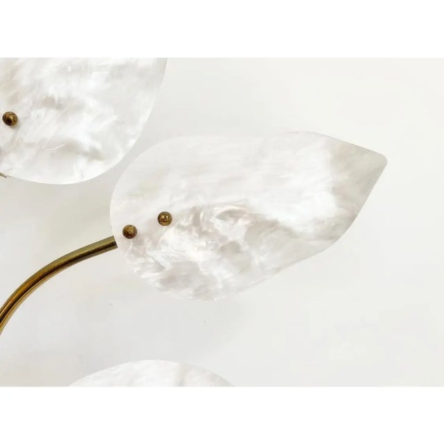 Modern Lucite Leaves Accent Lamp For Sale - Image 10 of 18
