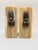 Vintage Heavy Onyx Bookends 7” Aztec Mayan Style Figural Busts Carved Stone Art Deco For Sale - Image 9 of 11